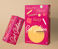  Two Boxes of Get Golden's Chocolate Sea Salt bars